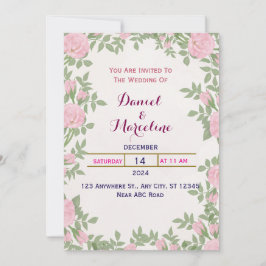 結婚式招待状 招待状