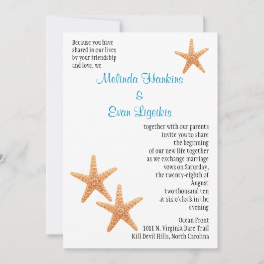 結婚式招待状 招待状 (正面)