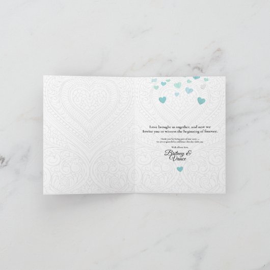 結婚式招待状 招待状 (内部)