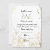 結婚式招待状 招待状 (正面)