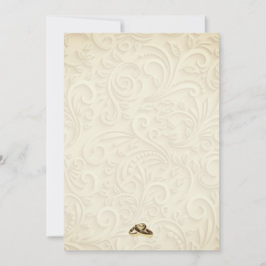 結婚式招待状 招待状 (裏面)