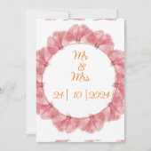 結婚式招待状 招待状 (正面)