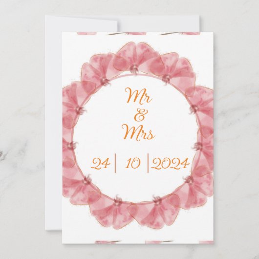 結婚式招待状 招待状 (正面)