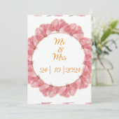 結婚式招待状 招待状 (スタンド正面)