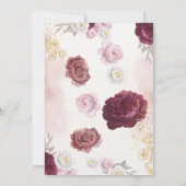 結婚式招待状 招待状 (裏面)