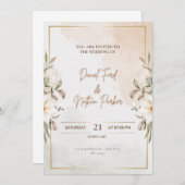 結婚式招待状 招待状 (正面/裏面)