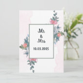 結婚式招待状 招待状 (スタンド正面)