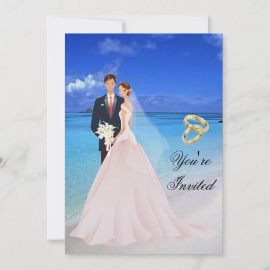 結婚式招待状 招待状 (正面)