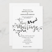 結婚式招待状 招待状 (正面/裏面)