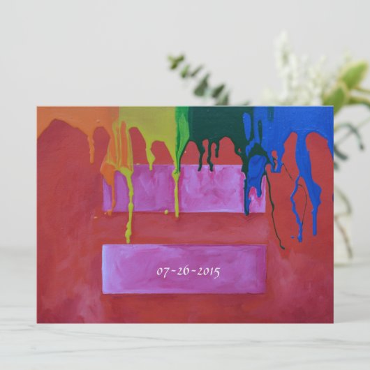 結婚式招待状 招待状 (スタンド正面)