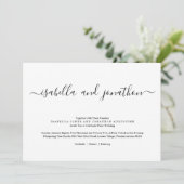 結婚式招待状 招待状 (スタンド正面)