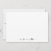 結婚式招待状 招待状 (裏面)