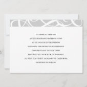 結婚式招待状 招待状 (裏面)