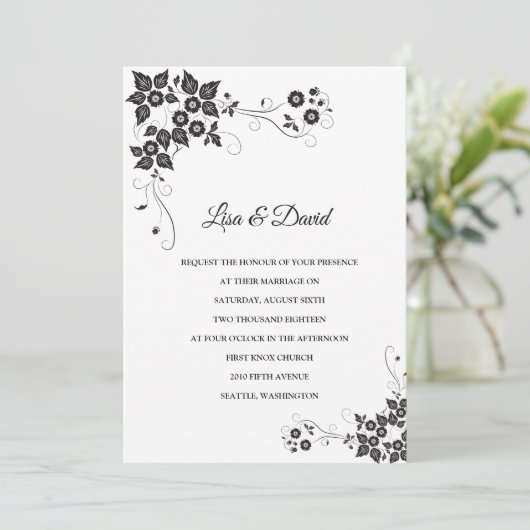 結婚式招待状 招待状 (スタンド正面)