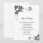 結婚式招待状 招待状 (正面/裏面)