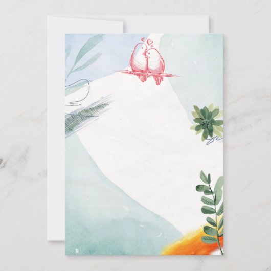 結婚式招待状 招待状 (正面)