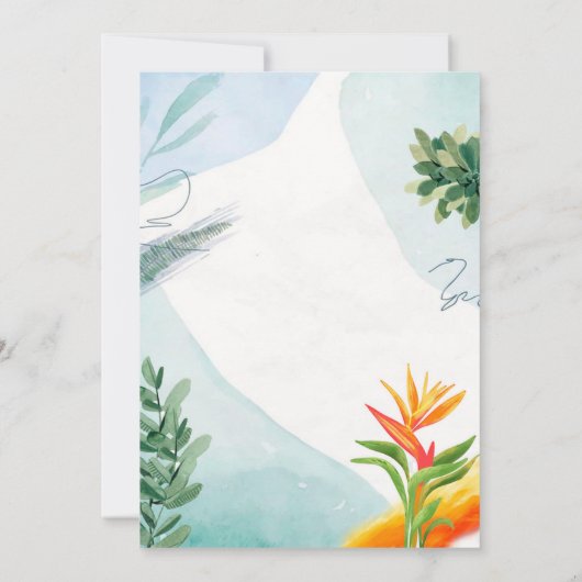 結婚式招待状 招待状 (裏面)