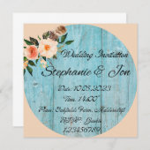 結婚式招待状 招待状 (正面/裏面)