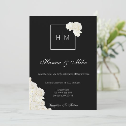 結婚式招待状 招待状 (スタンド正面)