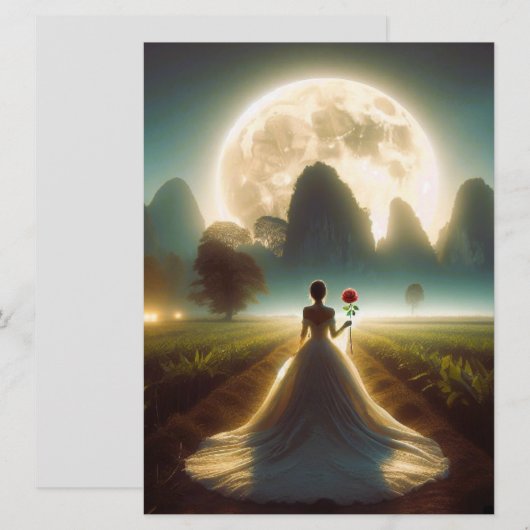 結婚式招待状 招待状 (正面/裏面)