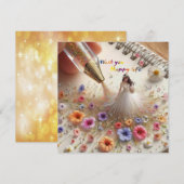 結婚式招待状 招待状 (正面/裏面)