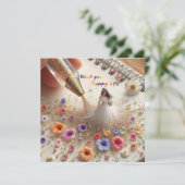 結婚式招待状 招待状 (スタンド正面)