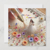 結婚式招待状 招待状 (正面)