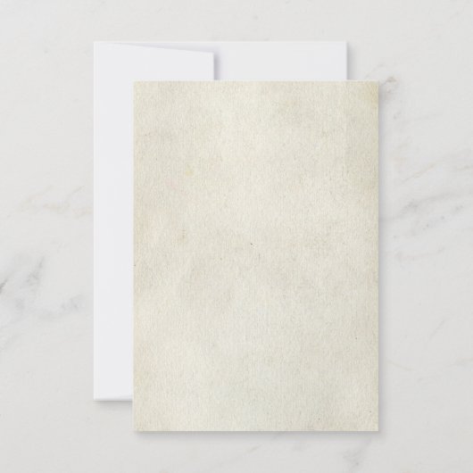 結婚式招待状 招待状 (裏面)