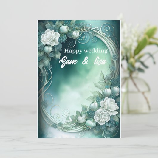 結婚式招待状 招待状 (スタンド正面)