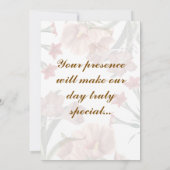 結婚式招待状 招待状 (裏面)