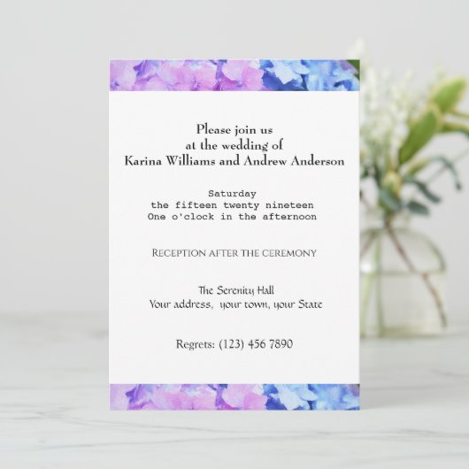 結婚式招待状 招待状 (スタンド正面)