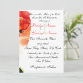 結婚式招待状 招待状 (スタンド正面)