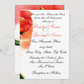 結婚式招待状 招待状 (正面/裏面)