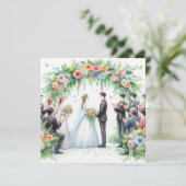 結婚式招待状 招待状 (スタンド正面)