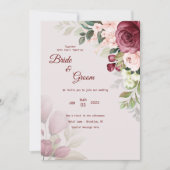 結婚式招待状 招待状 (正面)