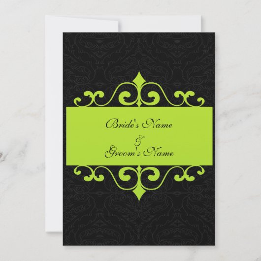 結婚式招待状 招待状 (正面)