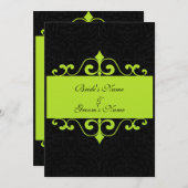 結婚式招待状 招待状 (正面/裏面)