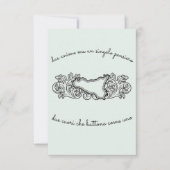 結婚式招待状 招待状 (正面)