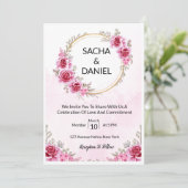 結婚式招待状 招待状 (スタンド正面)