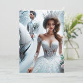 結婚式招待状 招待状 (スタンド正面)