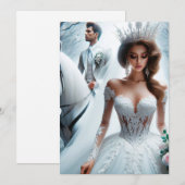 結婚式招待状 招待状 (正面/裏面)