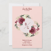 結婚式招待状 招待状 (裏面)