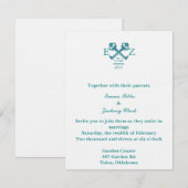 結婚式招待状 招待状 (正面/裏面)