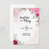 結婚式招待状 招待状 (正面/裏面)