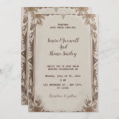 結婚式招待状 招待状 (正面/裏面)