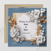 結婚式招待状 招待状 (正面/裏面)