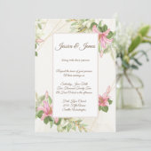 結婚式招待状 招待状 (スタンド正面)