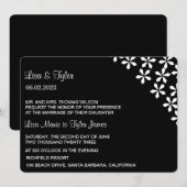 結婚式招待状 招待状 (正面/裏面)