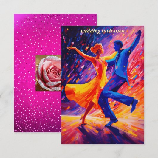 結婚式招待状 招待状 (正面/裏面)