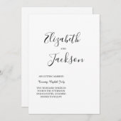 結婚式招待状 招待状 (正面/裏面)